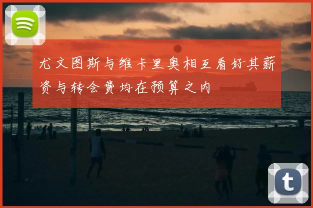 尤文图斯与维卡里奥相互看好其薪资与转会费均在预算之内