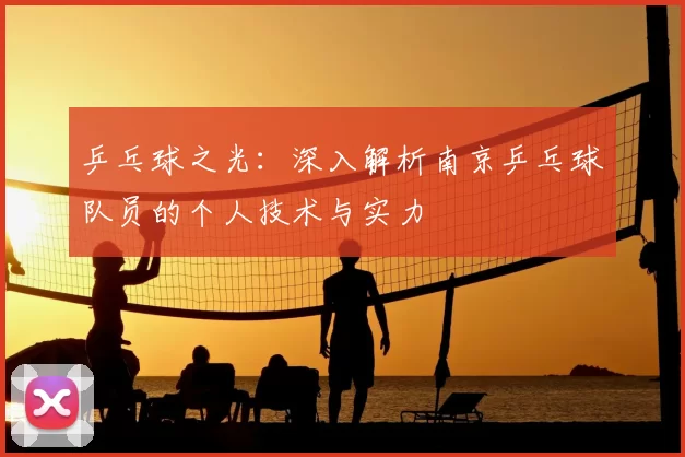 乒乓球之光：深入解析南京乒乓球队员的个人技术与实力